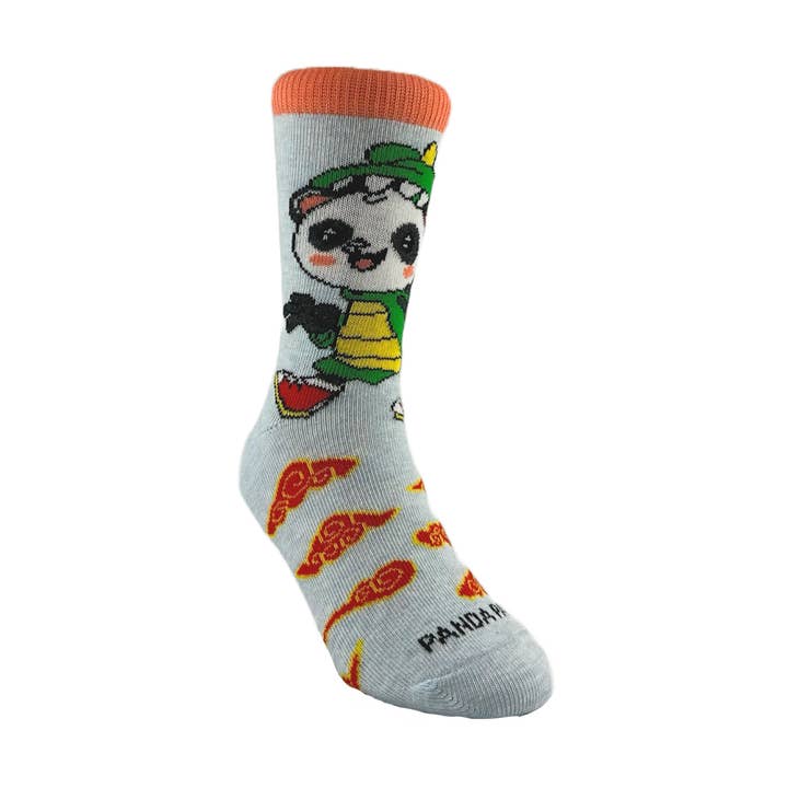 Sock Panda – Engroshandel Strømper - Børn – Panda Wearing Dragon kostume sokker til børn (3-7 år)