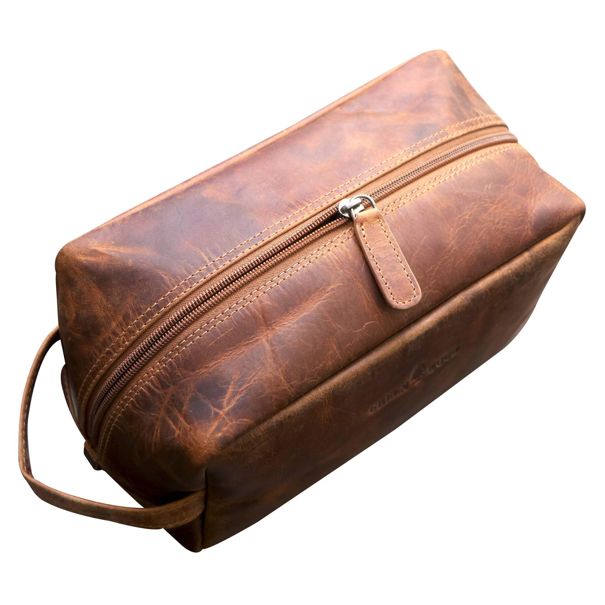 Greenwood – wholesale Necessär - Unisex – Greenwood Gijon necessär i läder för män och kvinnor19