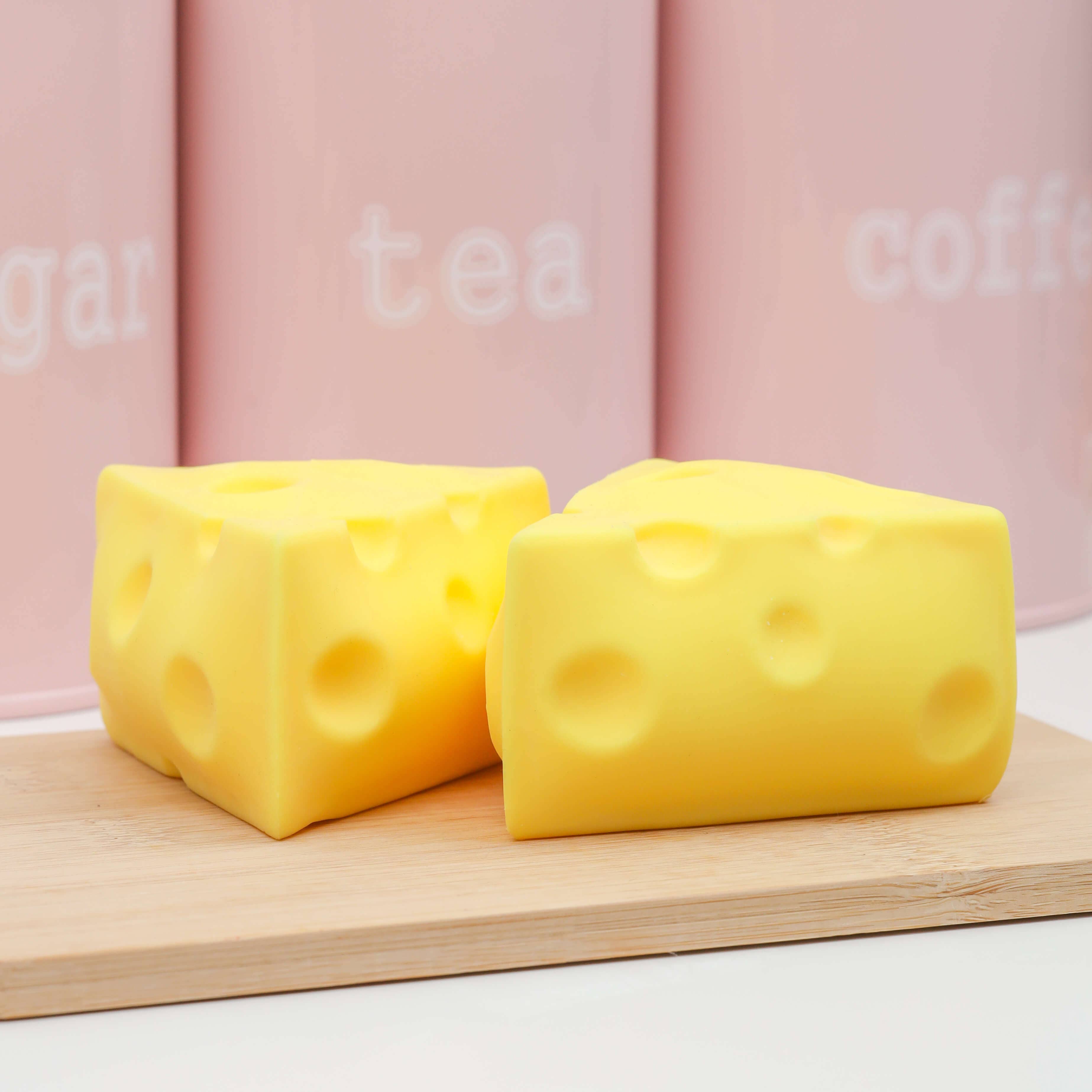 Kawaii Slime Company – Brinquedo de espuma - Crianças e bebés por atacado – Então, Cheesy! Brinquedo Squishy em Forma de Queijo (12pcs/caixa)6