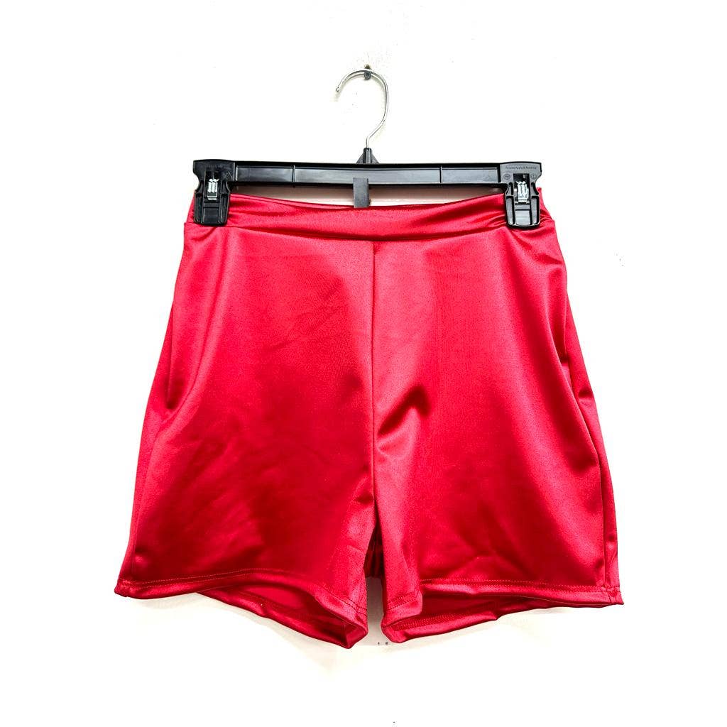 Uptown Apparel – wholesale Shorts – Dam – B11076 Satin Mini Kort0