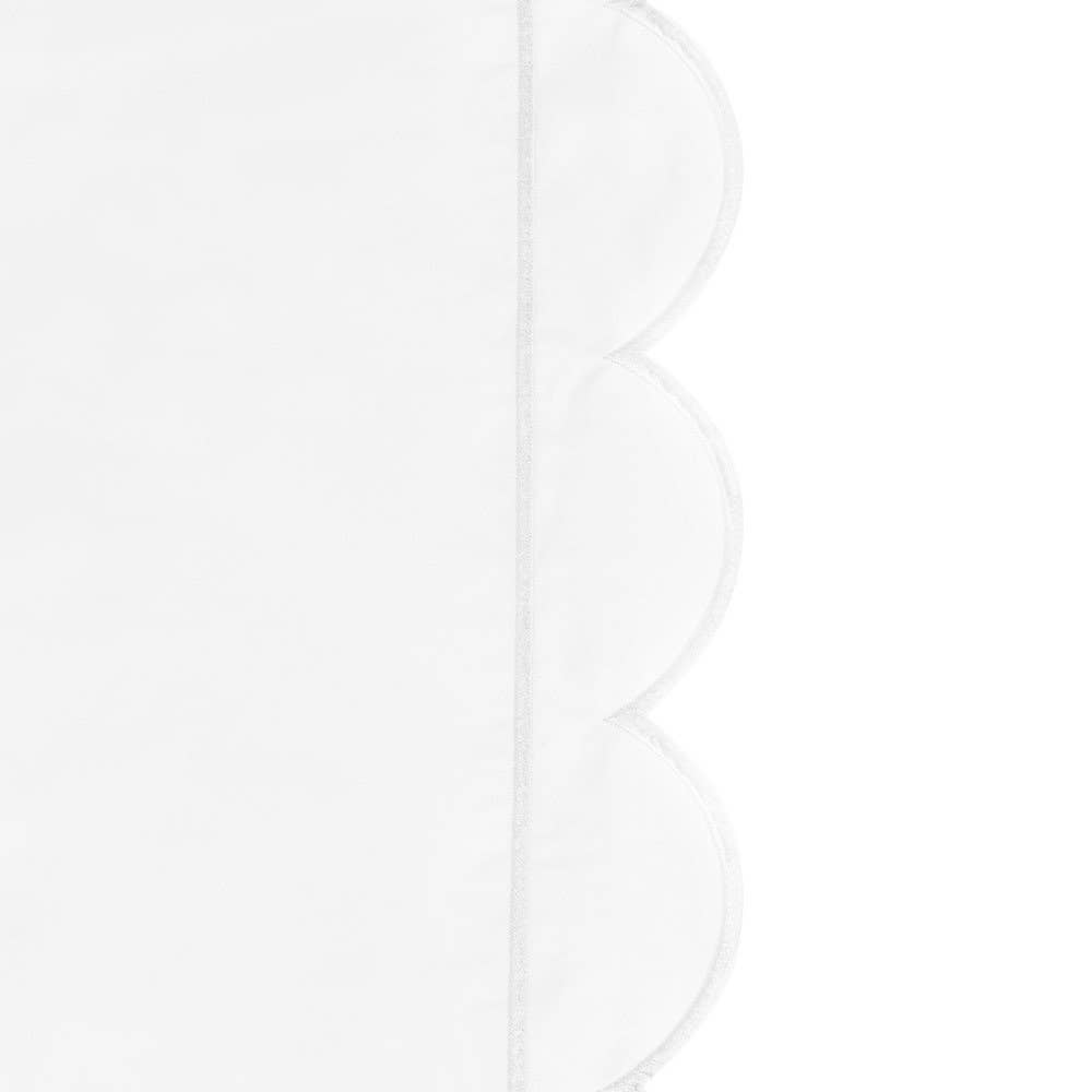 Mélange Home - Vente Housses de couette - Ensemble de housse de couette en percale de coton brodé à bord festonné11