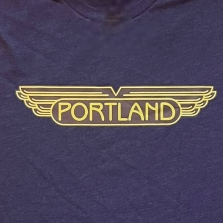 Original Maine - Wholesale Screen Printed T-Shirt - Unisex - Portland "VideoPort" T-shirt