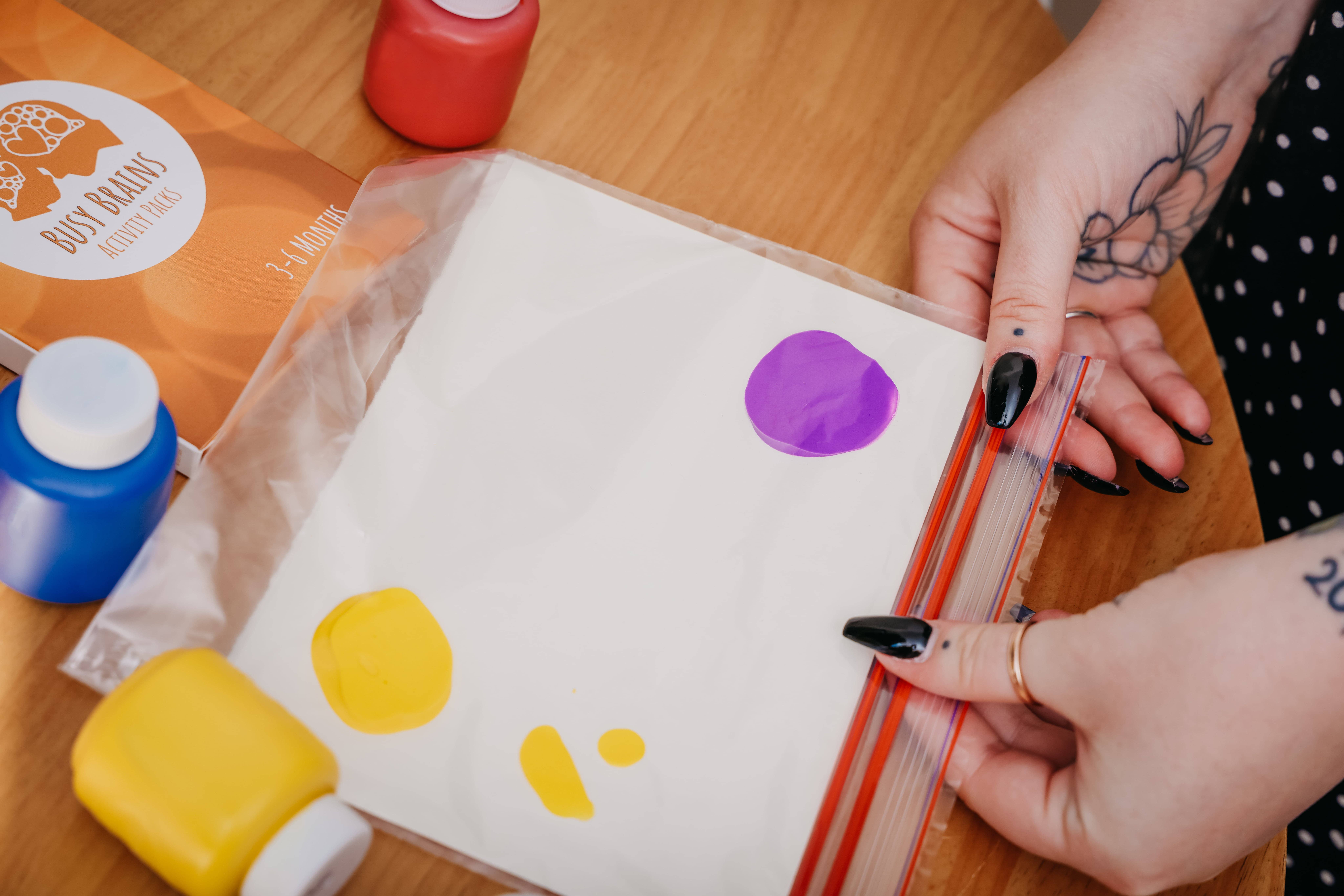 Busy Brains Activity Packs - Wholesale Learning Cards - Kids & Baby - 3-6 Months Activity Cards | Baby Sensory Play Ideas | Gift3