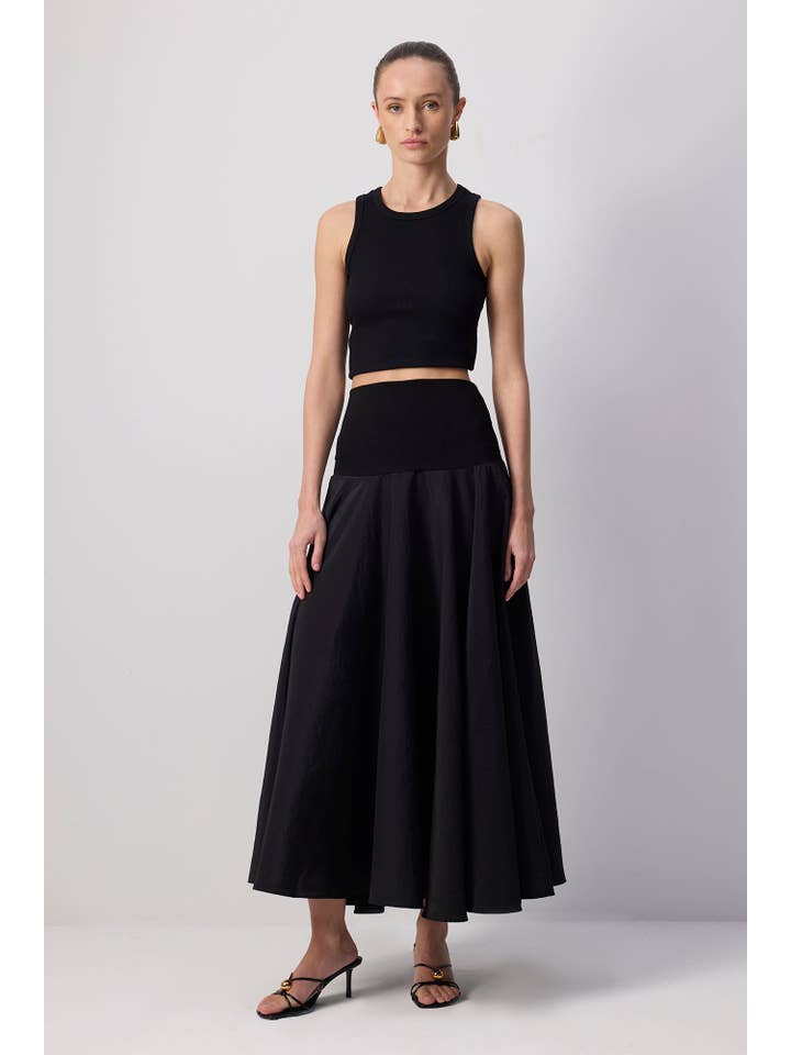 Siyah CORSET CUPRA SKIRT for wholesale on Faire