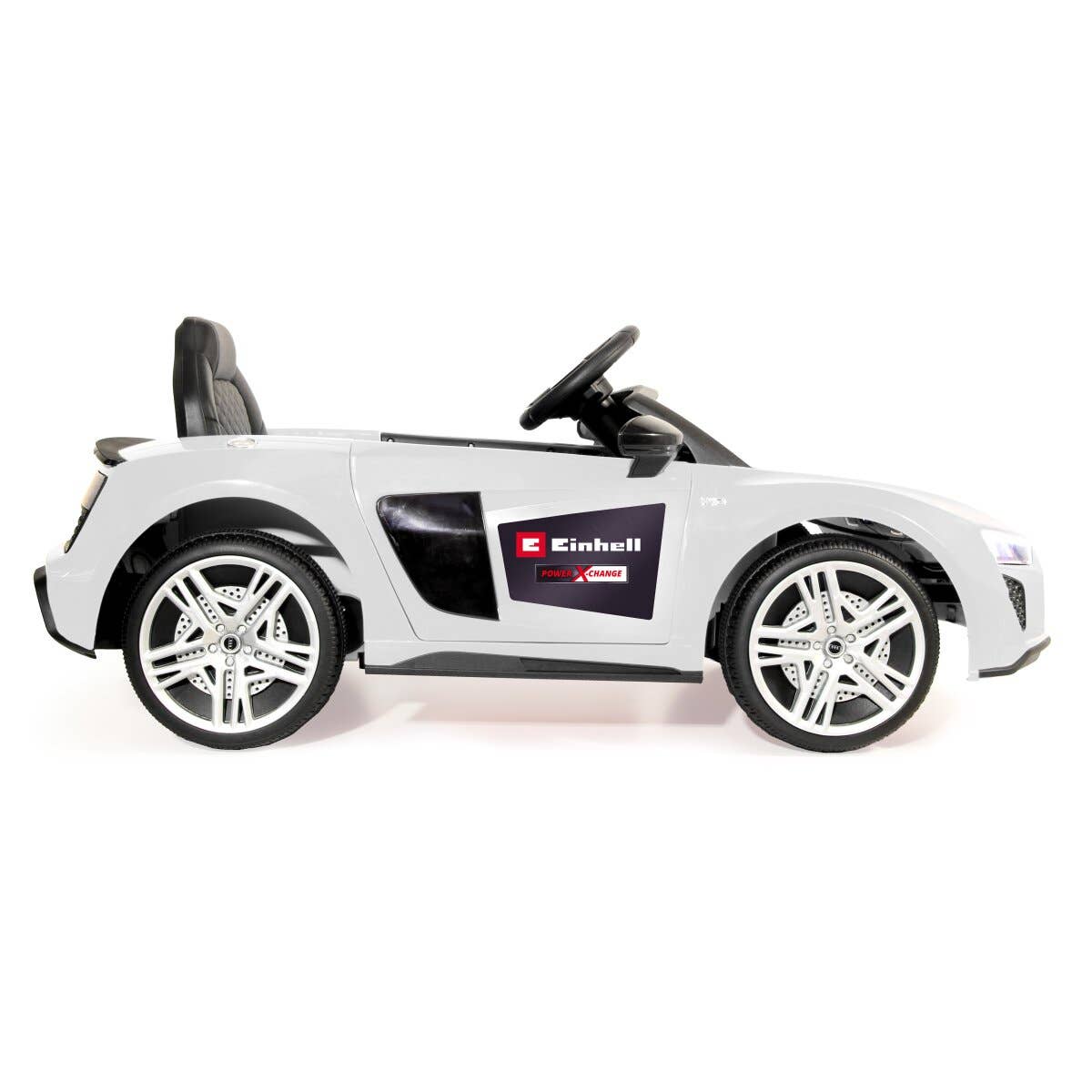 mhw24 - Wholesale Toy Car/Truck - Kids - Ride-on Audi R8 Spyder 18V white Einhell Power X-Change including starter kit6