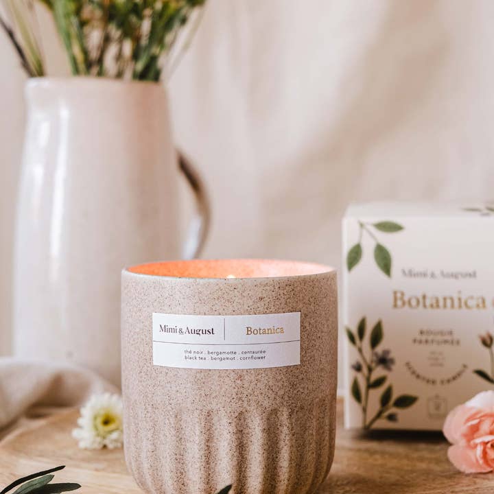 Mimi & August - Wholesale Jar/Filled Candle - Botanica reusable candle