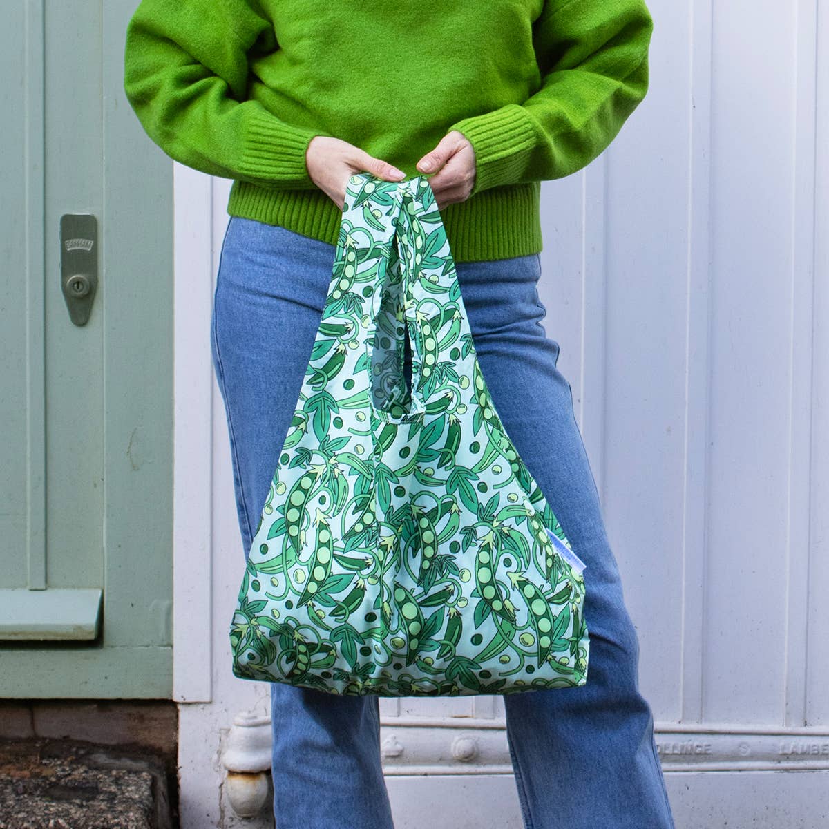 Until Pty Ltd - Wholesale Grocery/shopping bag - Kind Bag Reusable Bag Medium Peas9