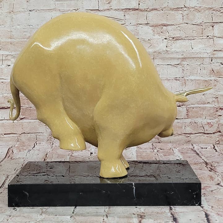 Bronzhaus – Großhandel Skulptur – Bronzestierstatue Moderne Abstrakte Bauernhaus Skulptur Dekor3