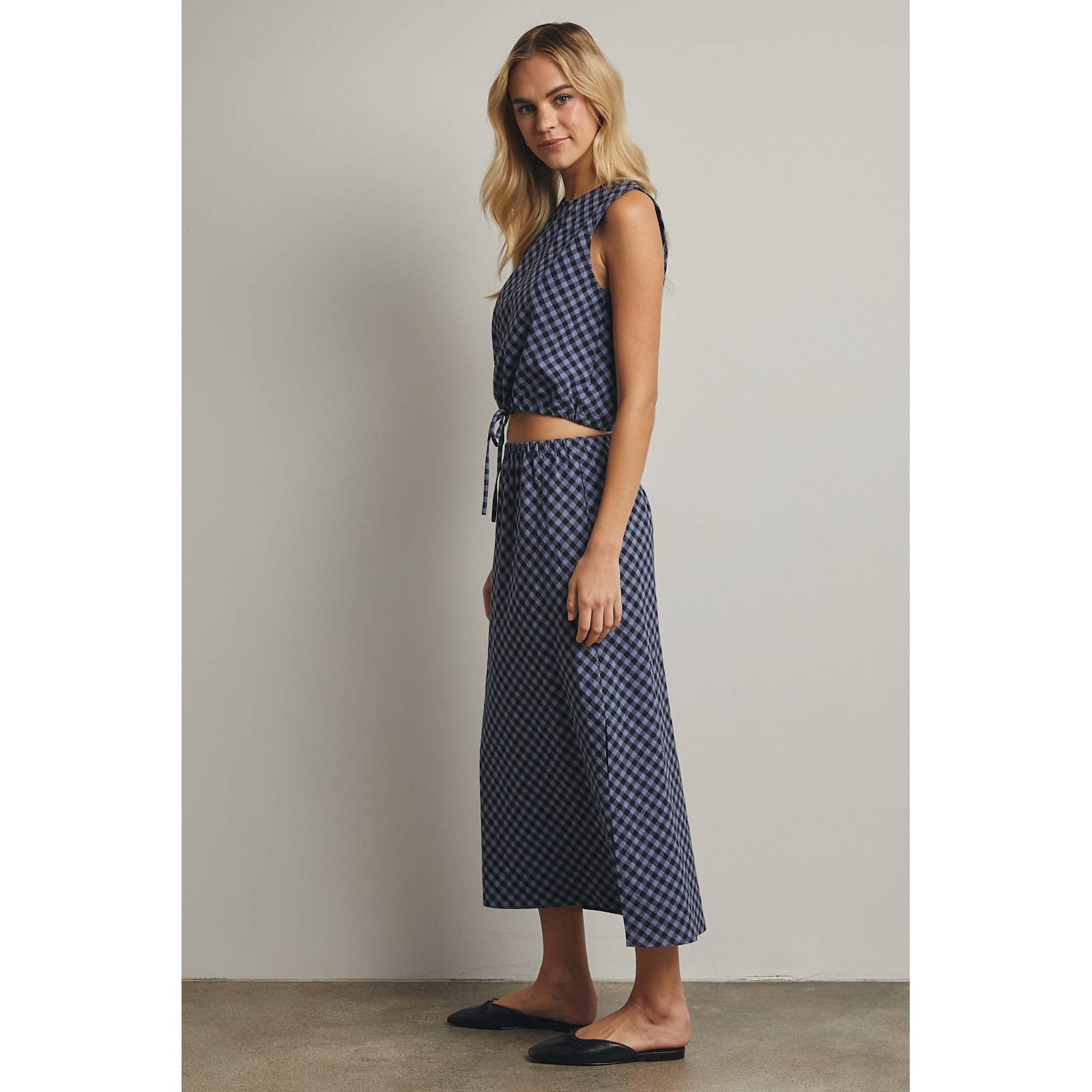 Wishlist Apparel - Wholesale Top & Skirt Set - Women's - PLAID TANK TOP AND SKIRT SET / WL25-115641