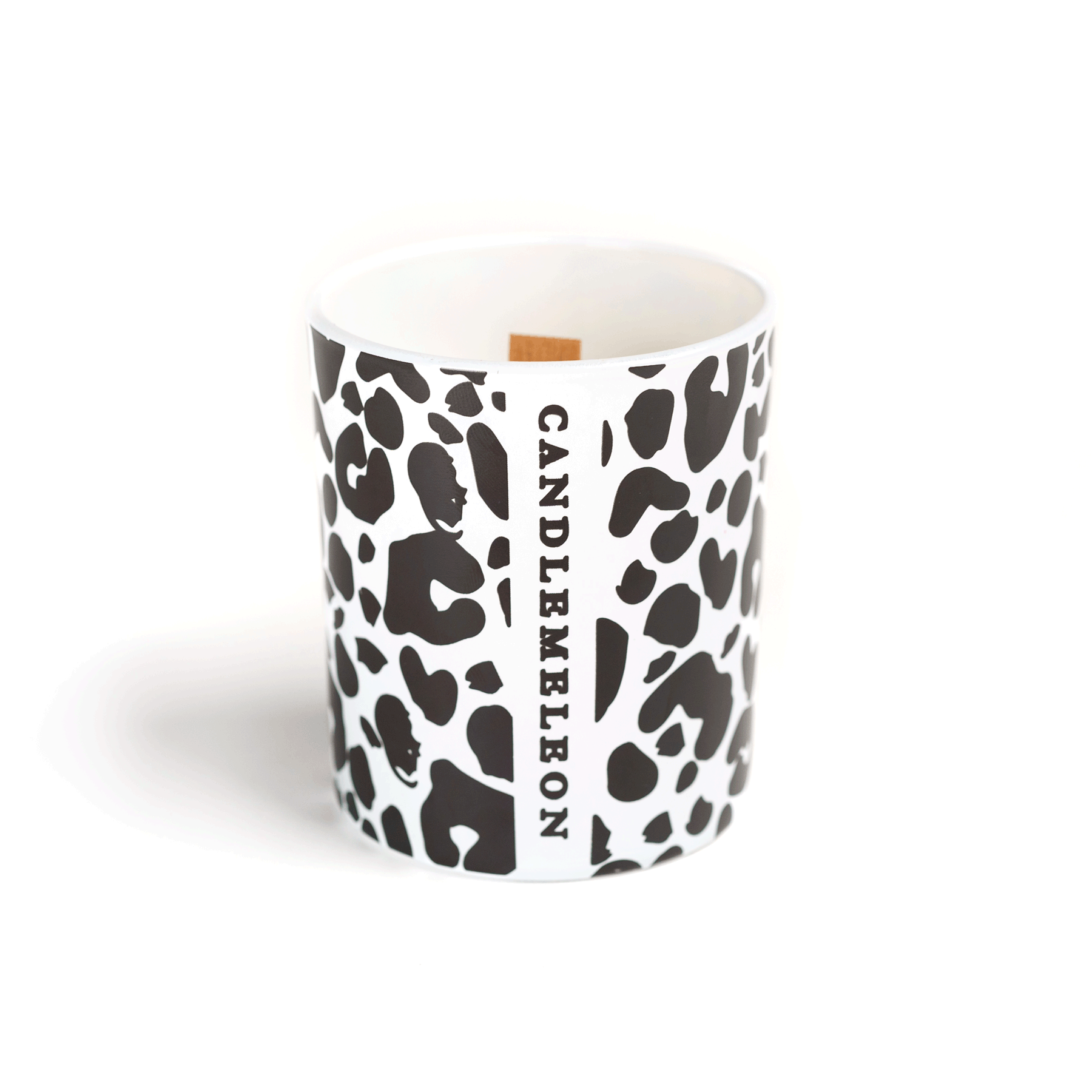 CANDLEMELEON - Wholesale Jar/Filled Candle - PINK LEOPARD - Colour Changing Soy Woodwick Scented Candle3