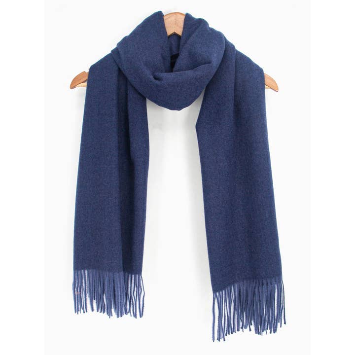 Sarta Accessories - Wholesale Scarf - Women's - Lucia Heavyweight Scarf - Navy Blue