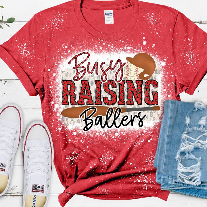 Game Day Women Mom Bleached Baseball Tee - Stand Out in Style for wholesale by Small Town Southern Chic