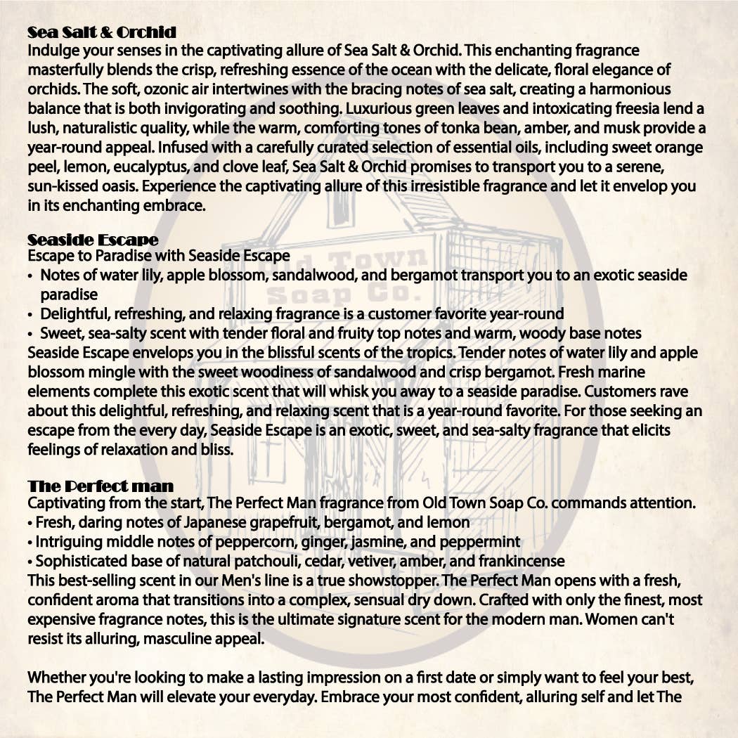 Old Town Soap Co. - Vendita all'ingrosso Scrub/esfoliante per il corpo - Scrub Zucchero Montato49