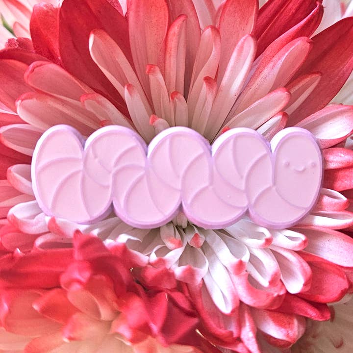 Big 'ol Worm - Soft Enamel Pin for wholesale by Sugar Lich