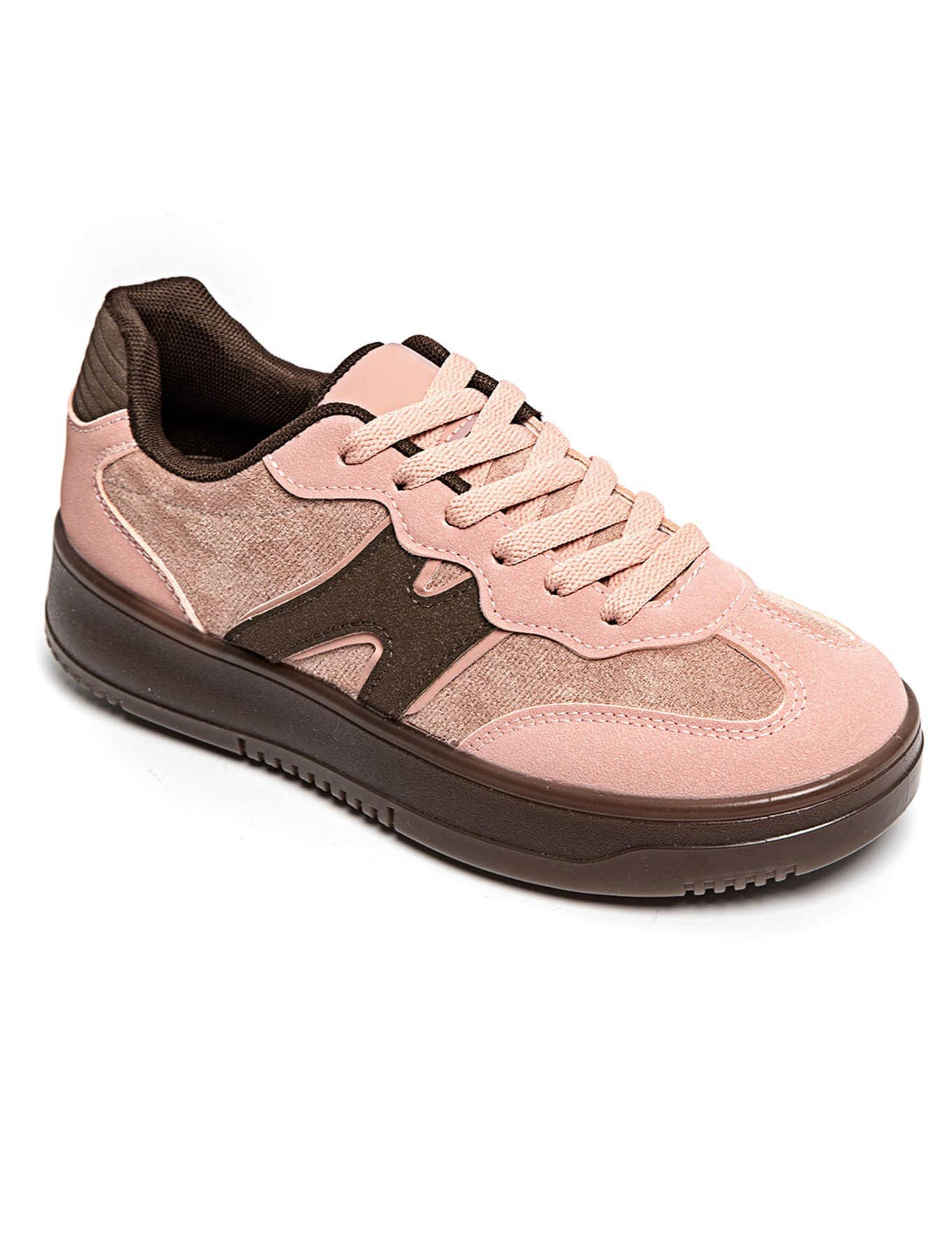 No Doubt Shoes – Engroshandel Lifestyle sneaker - Dame – KLASSISKE GADESKO I KONTRASTFARVER MED SNØREBÅND I IMITERET RUSKIND27