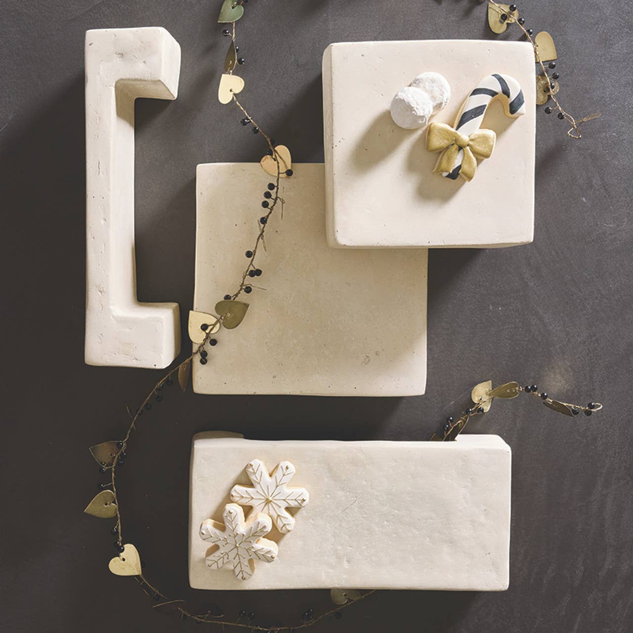 Santa Barbara Design Studio by Creative Brands - Wholesale Desk Riser - Paper Mache Riser - Square Medium2