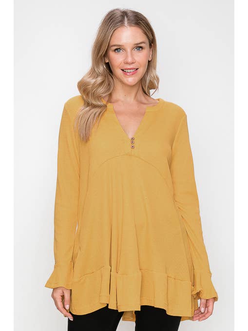 ePretty – wholesale Tunic – Women’s – EP-TP1816 Waffle Knit Tunic Top