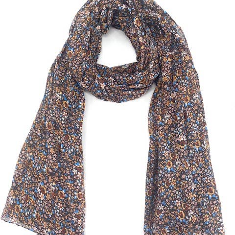 Maison Unik Accessoires - Wholesale Scarf - Women's - Liberty 100% Cotton Pareo Scarf2