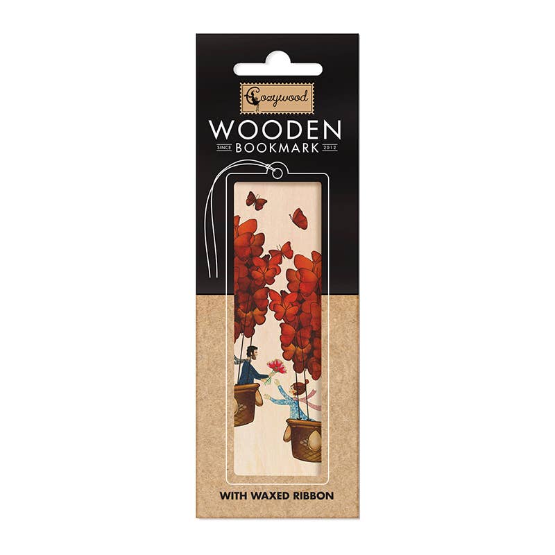 Cozywood - Wholesale Bookmark - Thousands in the sky Wooden Bookmark0