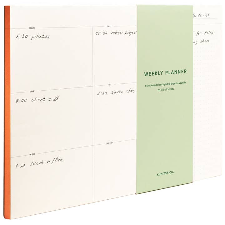 Kunitsa Co - Wholesale Notepad - Weekly Planner Pad6