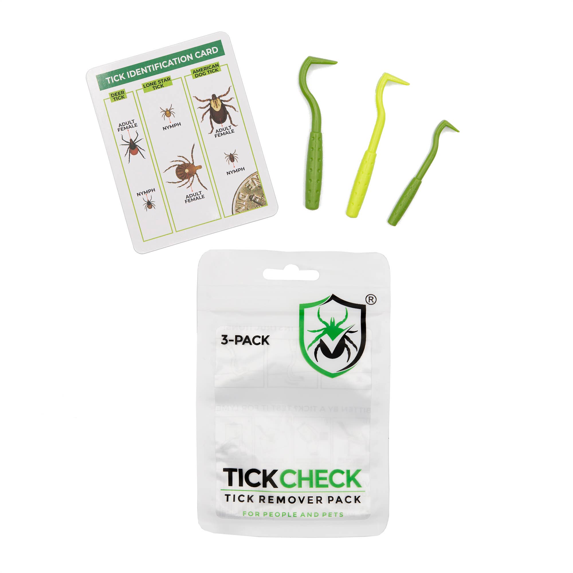 TickCheck – wholesale Verktyg för husdjursvård – Hund – TickCheck Tick Remover Value 3-pack - 12st Hänglist Display1