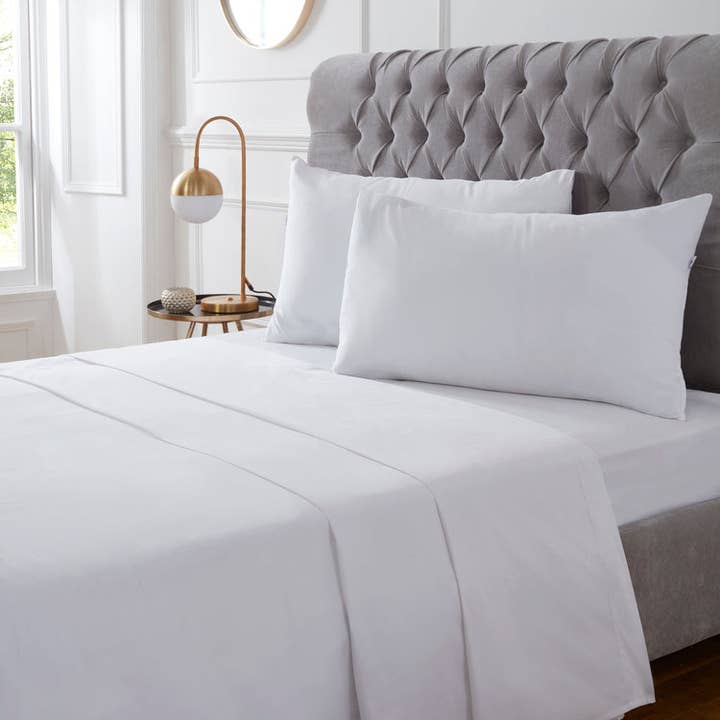 Vantona – wholesale Bedding set – White plain dye - 400 thread count