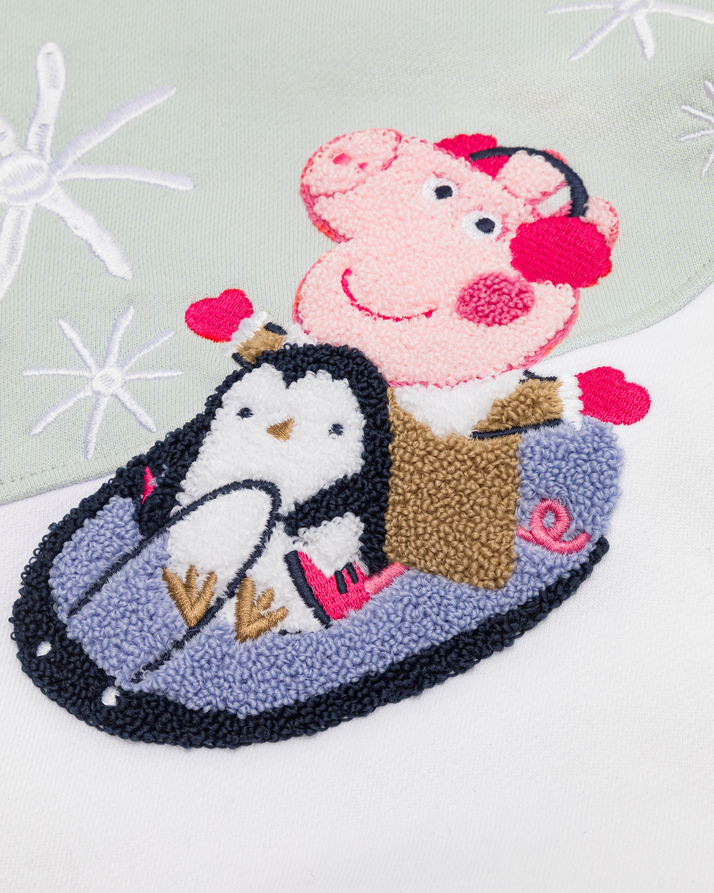 koaa - Wholesale Knit Sweater - Kids - koaa — Peppa Pig “Winter Time” — Sweater blue/white2