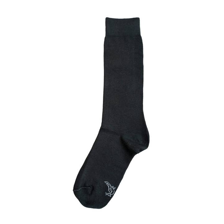 Solid Charcoal Grey Socks for wholesale by No Cold Feet