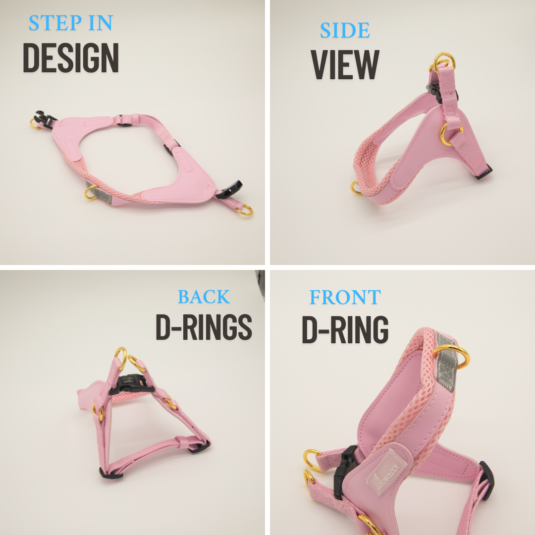 Cavology - Wholesale Pet Harness - Dog - DOG HARNESS EASY-O STEP IN HARNESS - Pink1