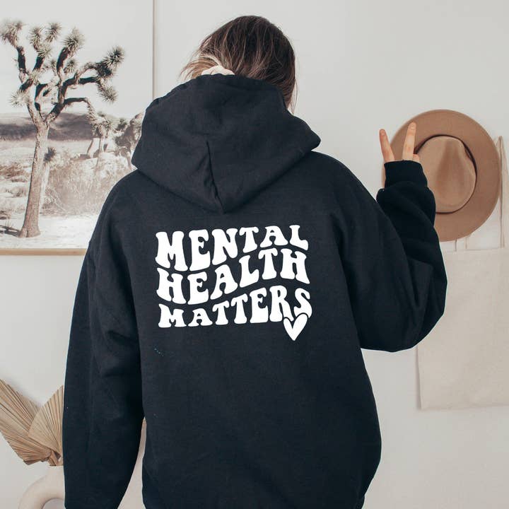 Mental Health Matters Zip Hoodie for wholesale by The Detailed Diva