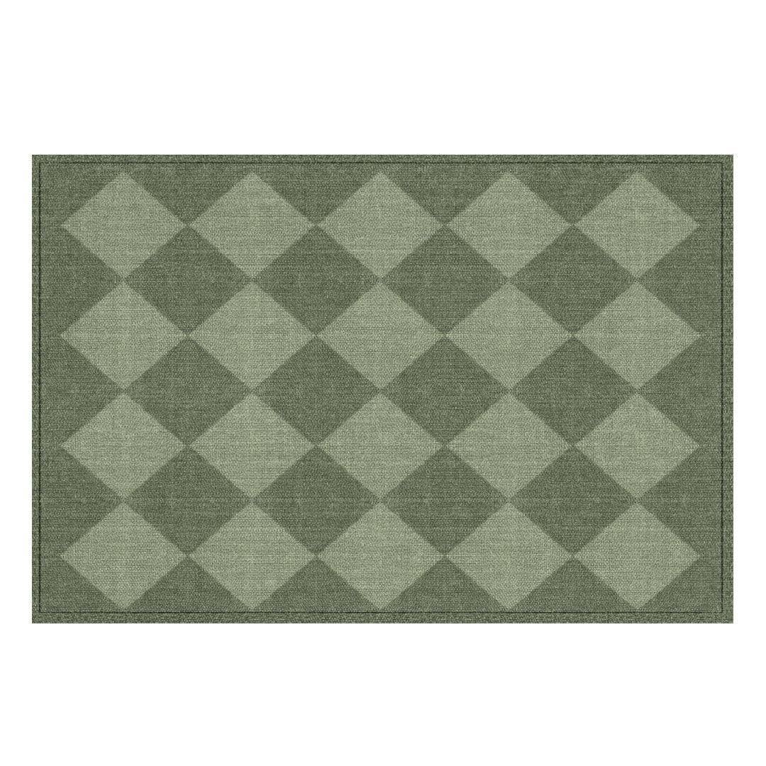 Carolina Creekhouse - Vente Tapis - Appartement de 3 acres Homestead Charlie Floor Flat | Vert foncé - Tapis en vinyle de qualité supérieure0