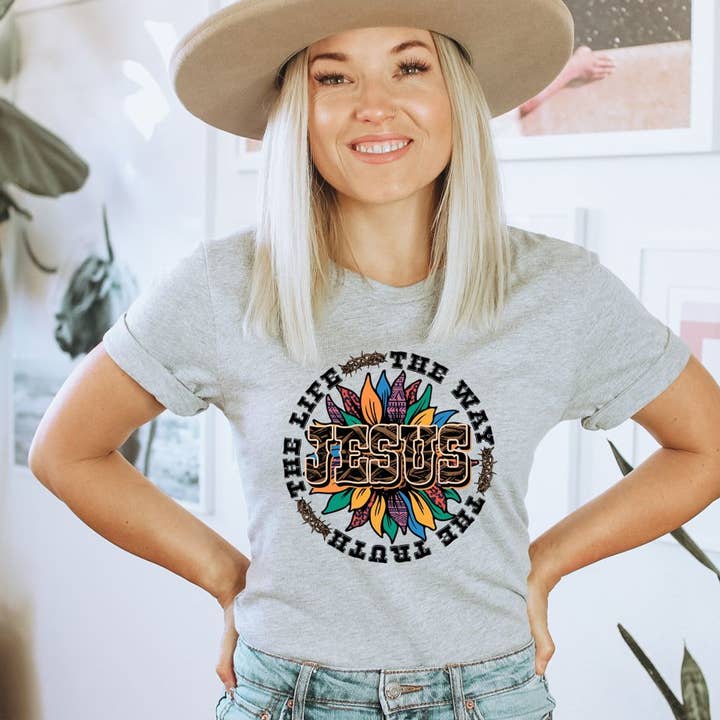 Jesus The Way The Truth The Life T-shirt | Graphic Tee for wholesale by KM Clothing