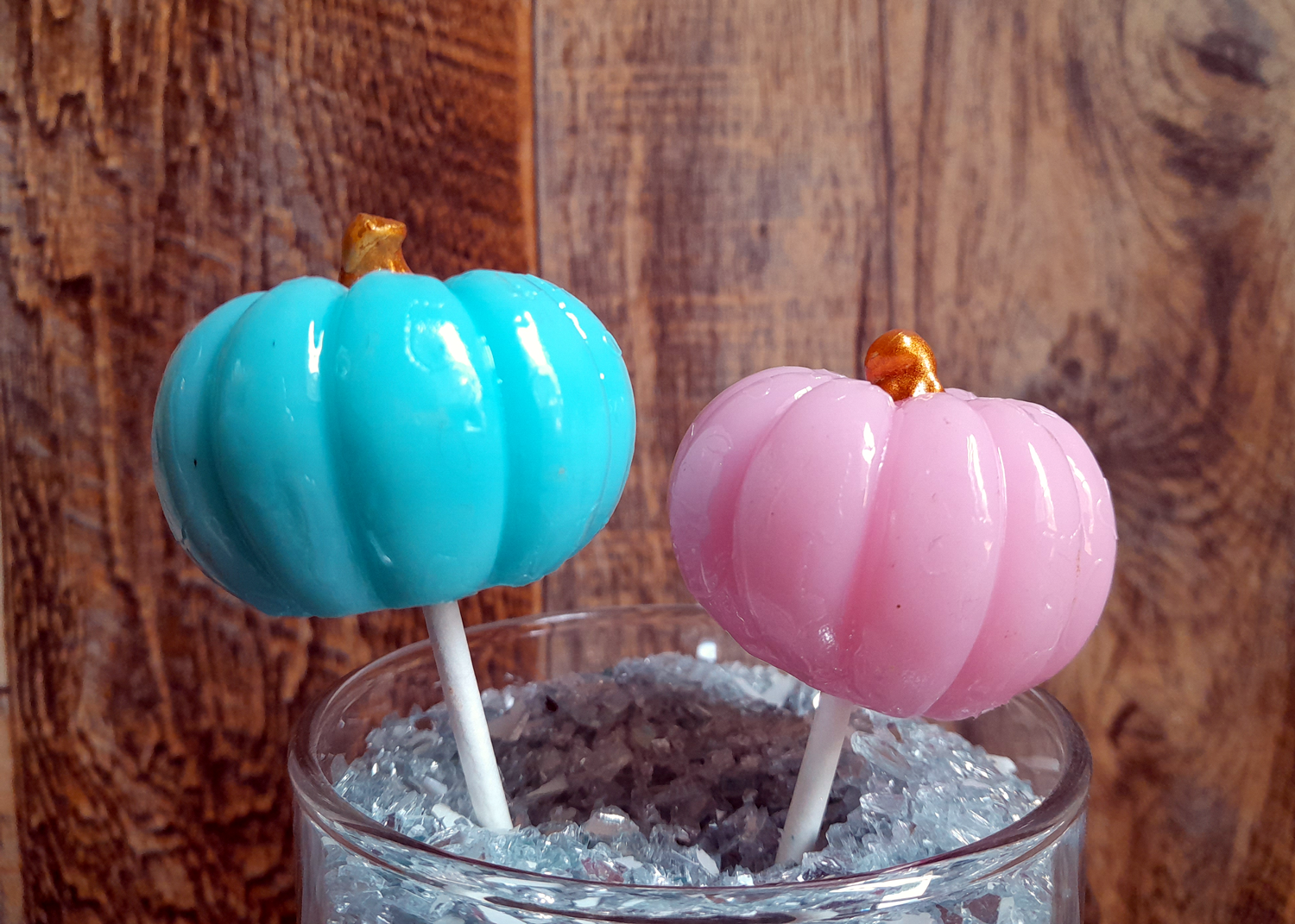 Homespun Parties - Wholesale Lollipop - 3D Pastel Pumpkin Lollipops, Halloween and Fall Candy5