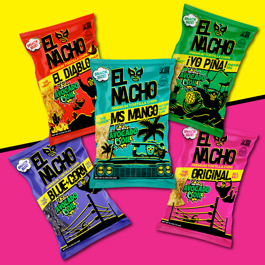 EL NACHO - Wholesale Chips - Variety Pack, 100% Avocado Oil, Gluten Free2