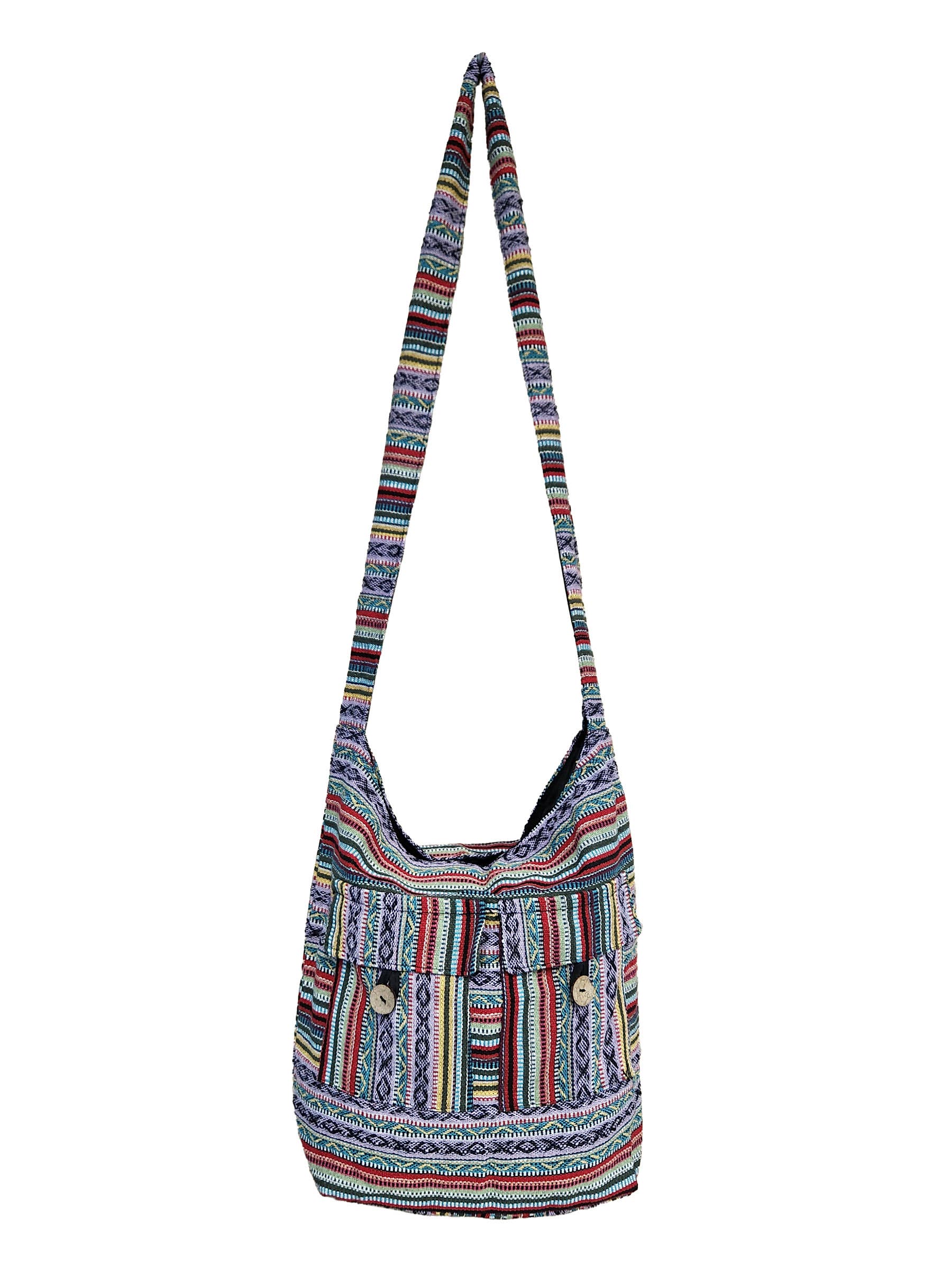 Diverse kleuren UITVERKOOP Crossbody Gheri Katoenen Tas Boho voor groothandel op Faire5