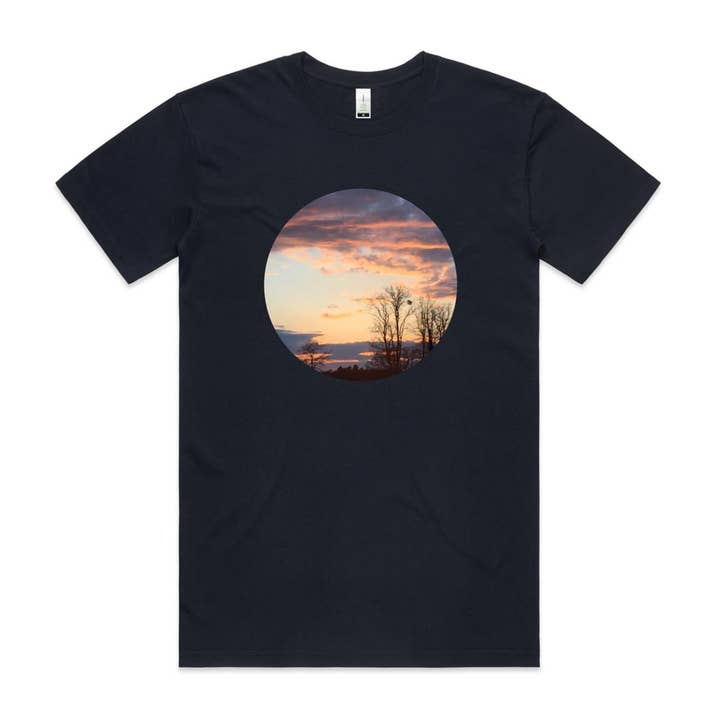 High Tees - Wholesale T-Shirt (Graphic) - Unisex - Victorian Country Sunset T shirt2