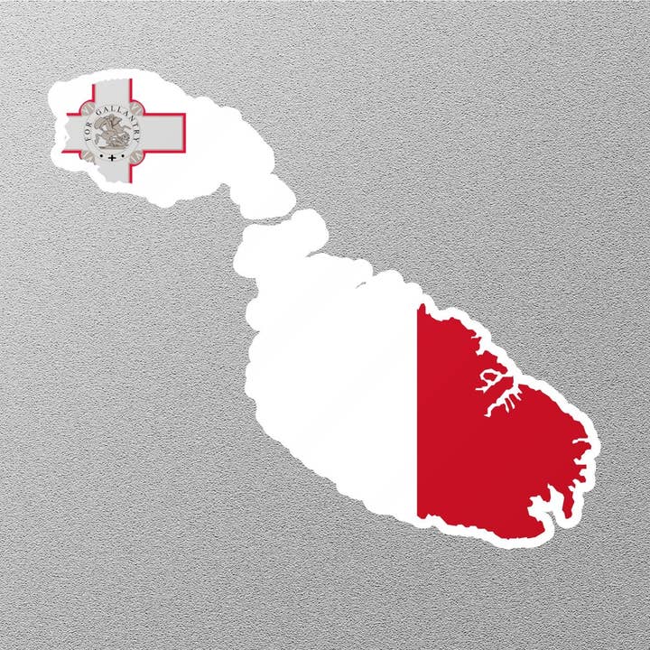 GraffMerch.com - Wholesale Sticker - Flag of Malta Sticker1