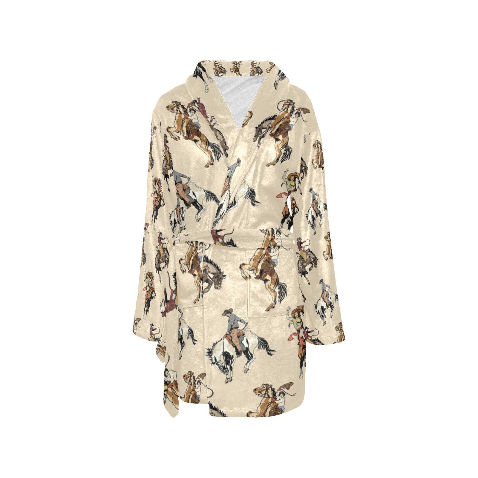 BAHA RANCH WESTERN WEAR - Wholesale Robe - Women's - Vintage Cowgirl Women's Bath Robe6