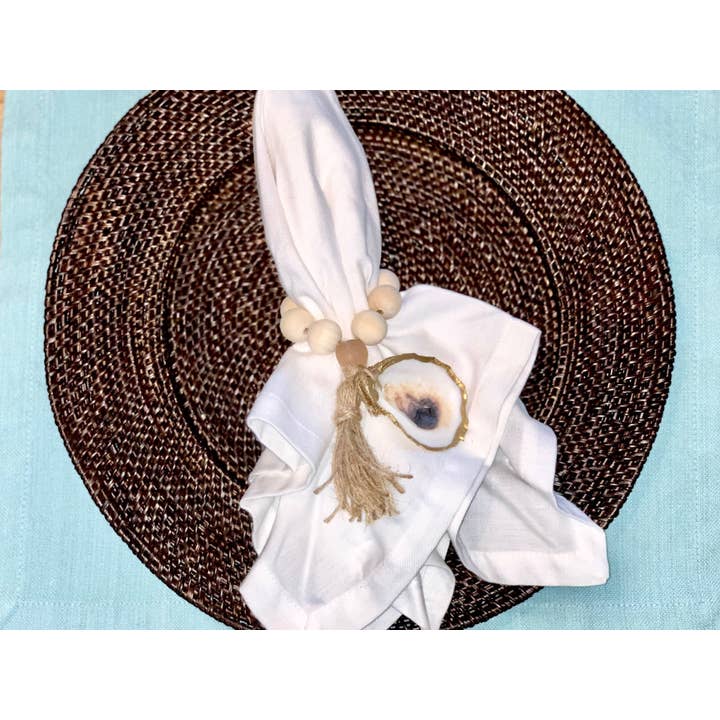 The Gilded Shell - Wholesale Napkin Ring - The Splash - Boho - Set of 2