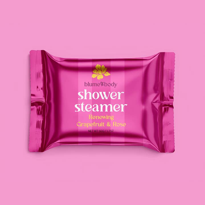 Renewing Grapefruit & Rose Shower Steamer for wholesale by Blume and Body