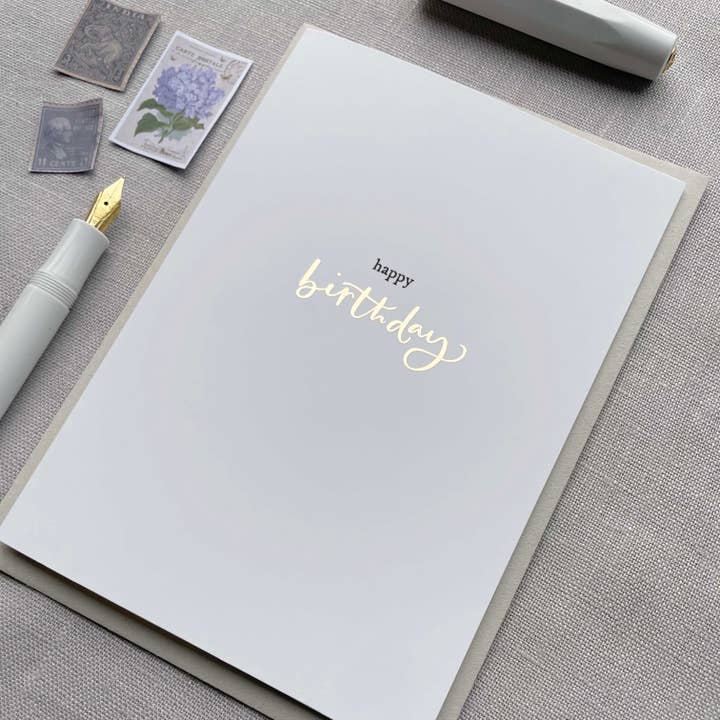 Happy Birthday for wholesale by Jen Roffe Lettering Studio