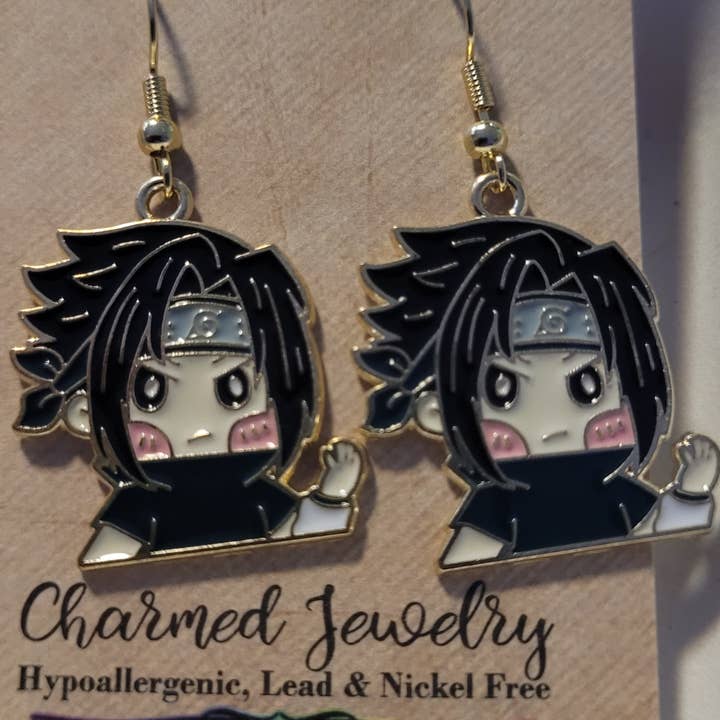 Con-Quest Crafts - Wholesale Jewelry Set - Shounen Anime Inspired Earrings, Necklaces & Zipper Pulls 4