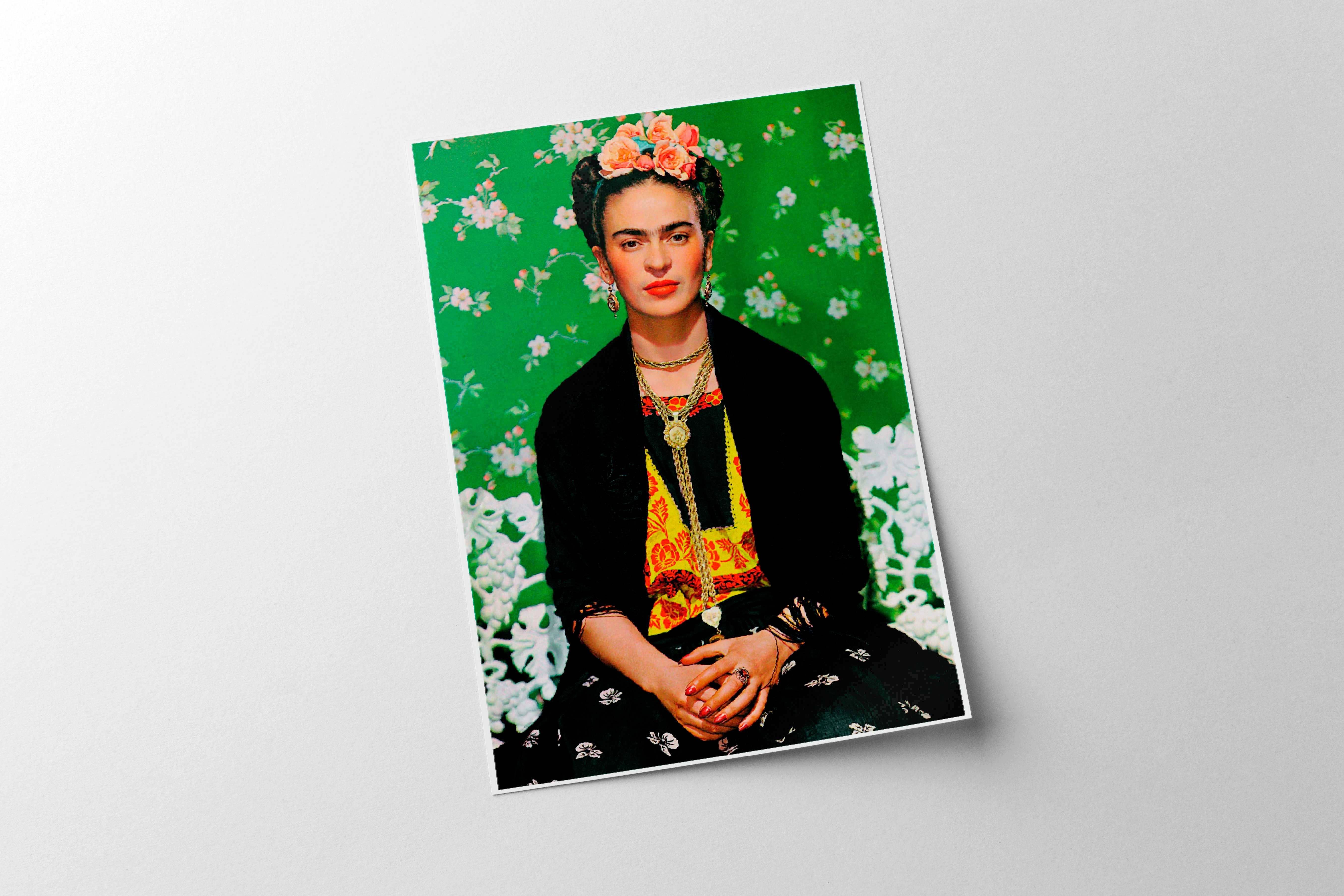 Knot & Soul - Wholesale Art Print - Frida Kahlo Green2