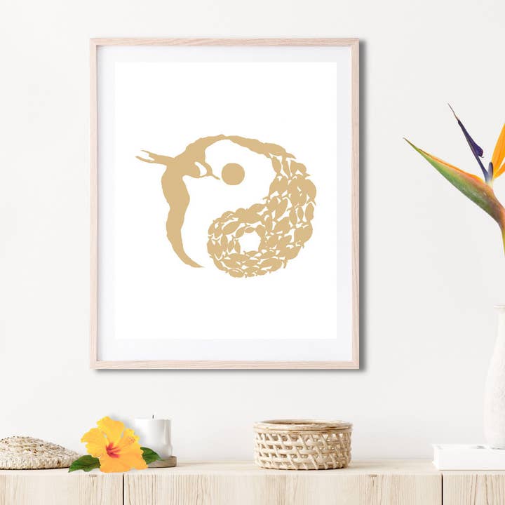 Stampa opaca Circle of Life per la vendita all'ingrosso da parte di Paradise Now Hawaiʻi