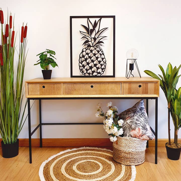Ananas schilderij met lijst voor wholesale door fffdesign
