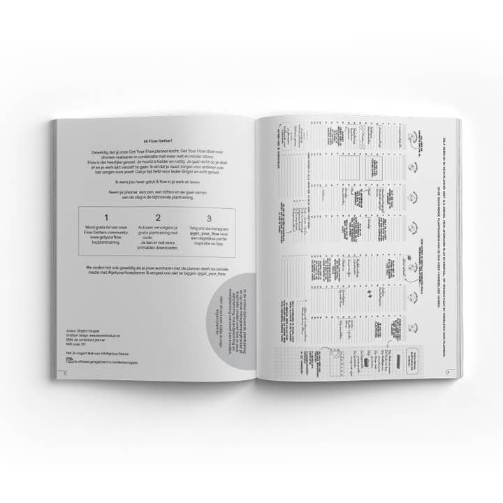 Get Your Flow - Wholesale Planner - Undated planner Crazy Curves Medium2