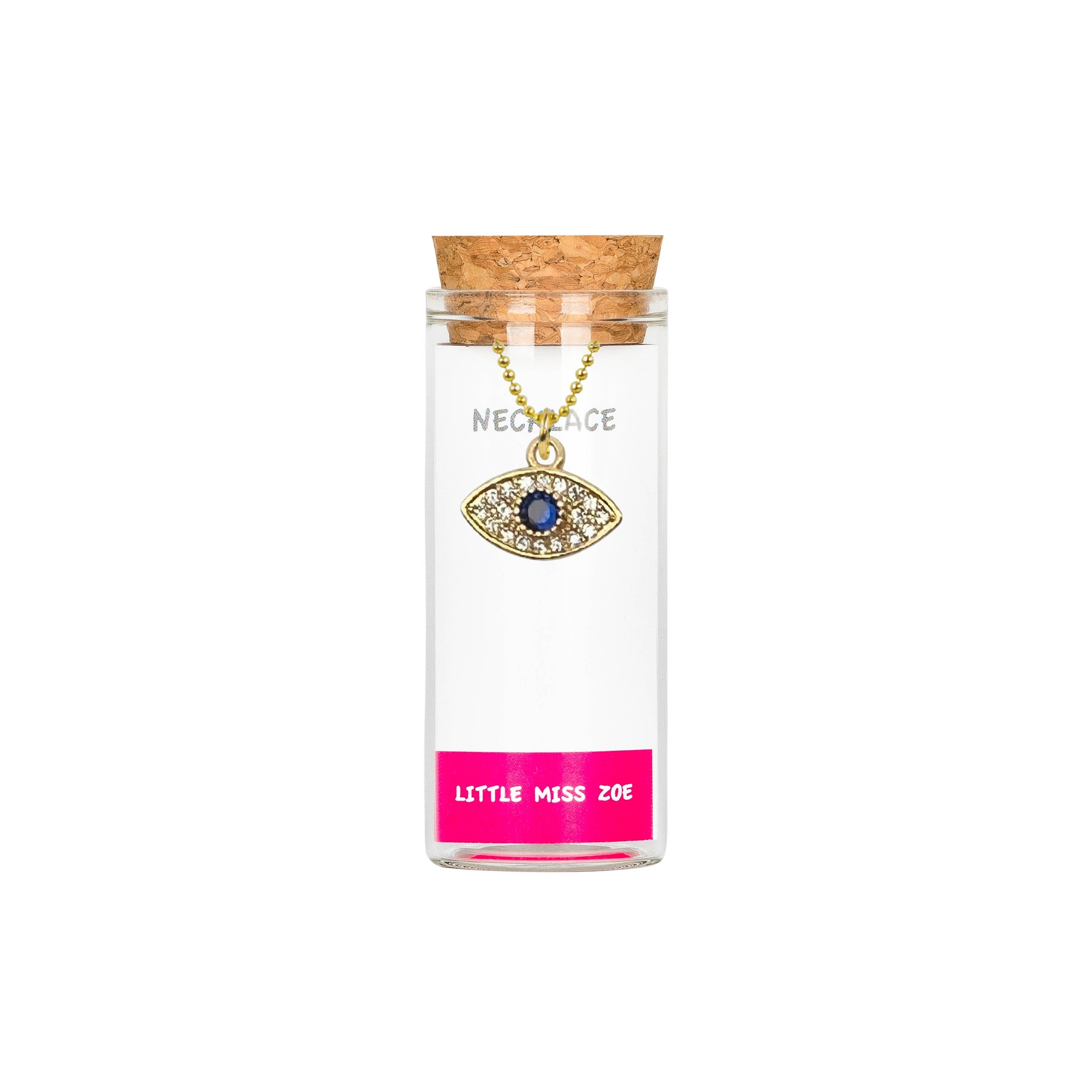 Little Miss Zoe - Wholesale Kids Necklace - Kids - Kids Charm Necklace in a glass bottle63