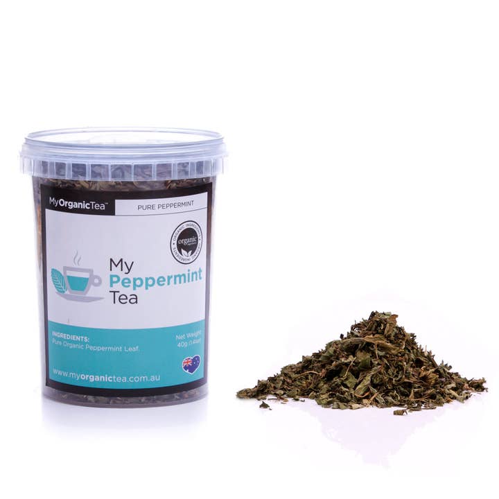 My Pepermint Tea 40 Grams (30 Serves) for wholesale by Organitea Australia