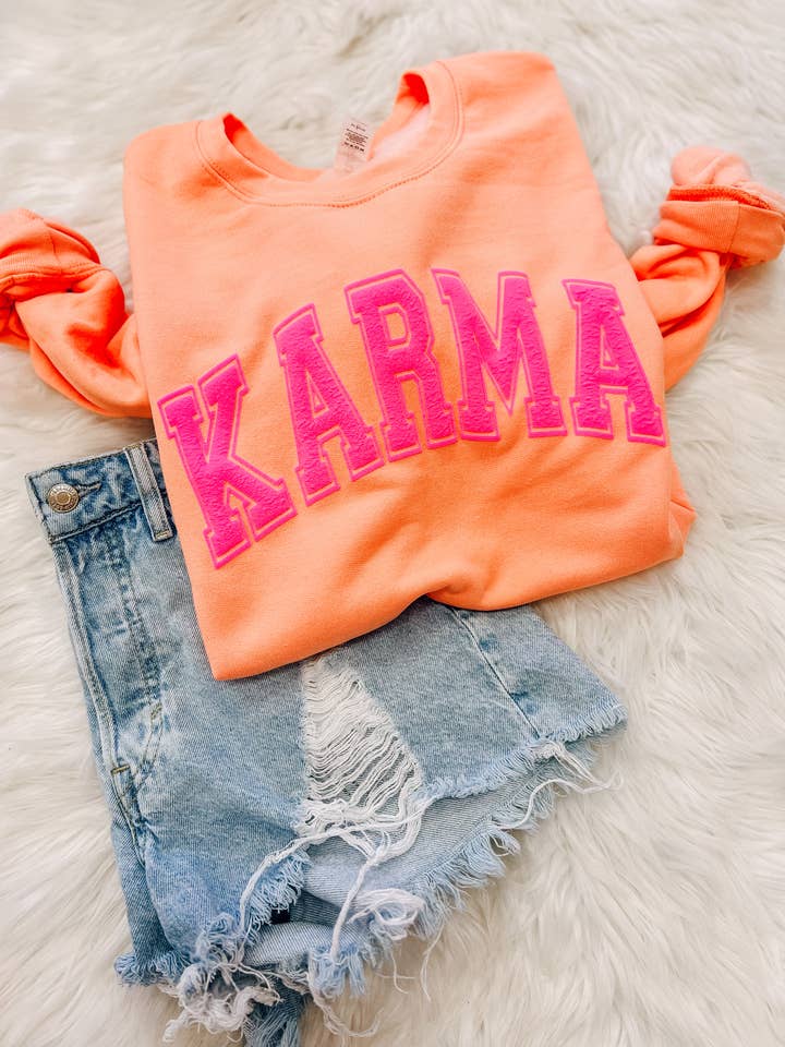 Karma Sweatshirt for wholesale by Hart and Hollow