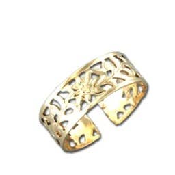 Mark Steel Jewelry - Wholesale Toe Ring - Filigree Adjustable Toe Ring